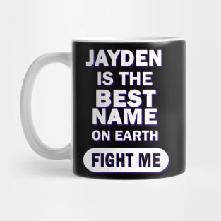 Jayden Pregnancy Birthday Name Mug